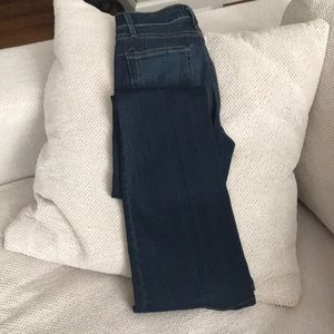 PAIGE flare dark denim jeans